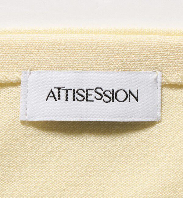 ATTISESSION「＜ATTISESSION＞シークイン エンブロイダリー ニット キャミソール」|キャミソール|