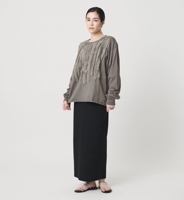 BEAUTY&YOUTH UNITED ARROWS「＜dahl&rsquo;ia＞リメイク ロングスリーブ カットソー」|Tシャツ・カットソー|