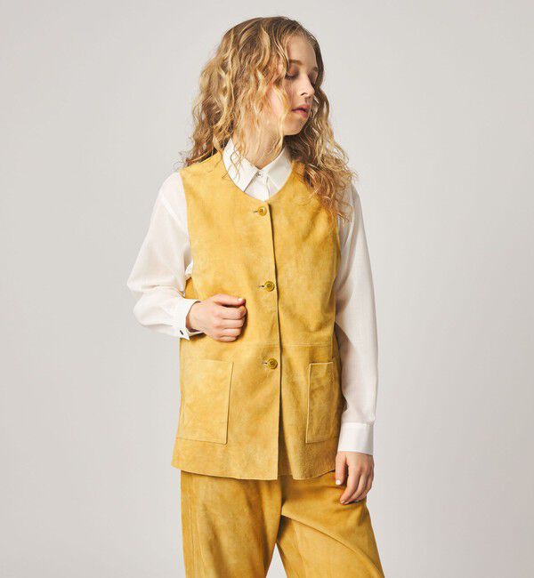 STEVEN ALAN「＜Steven Alan＞スエード ベスト」|ダウンベスト・ベスト|