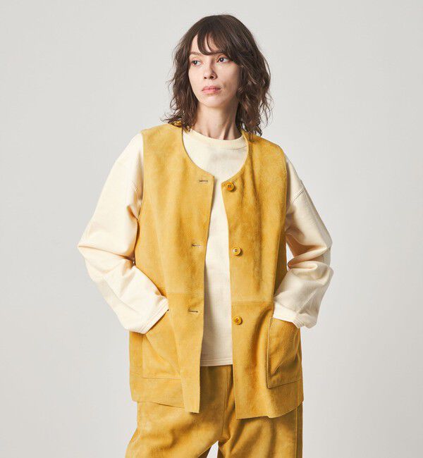 STEVEN ALAN「＜Steven Alan＞スエード ベスト」|ダウンベスト・ベスト|