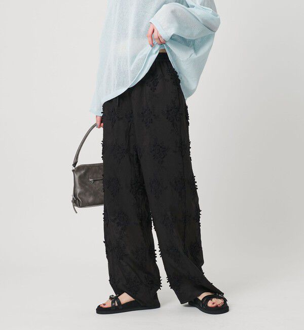 BEAUTY&YOUTH UNITED ARROWS「セルロースナイロン エンブロイダリー イージーパンツ」|その他|