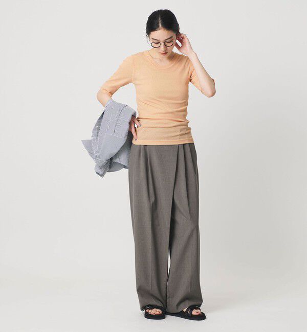 BEAUTY&YOUTH UNITED ARROWS「ポリエステル 2WAY コンパクトカットソー」|Tシャツ・カットソー|