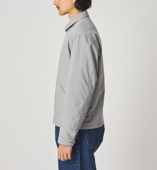 STEVEN ALAN「＜Steven Alan＞ C/PE マイクロチェック ワーク ブルゾン」|ブルゾン・スタジャン|