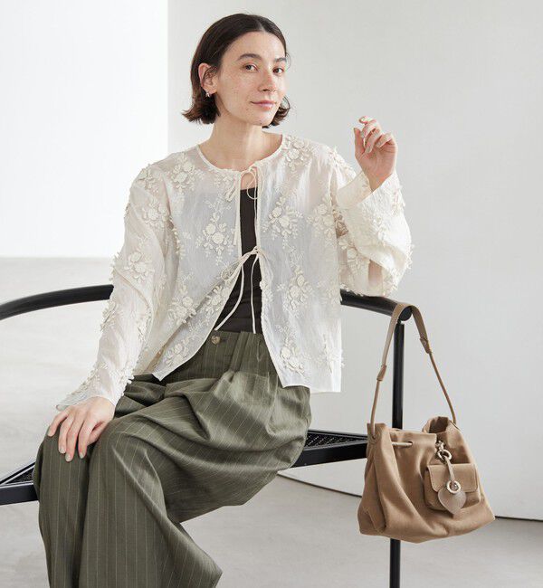 BEAUTY&YOUTH UNITED ARROWS「スエードライク チャーム ドロスト バッグ」|ショルダー・メッセンジャー|