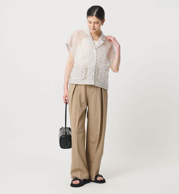 BEAUTY&YOUTH UNITED ARROWS「2タック ワイドパンツ 吸水速乾 防シワ ウォッシャブル」|その他|