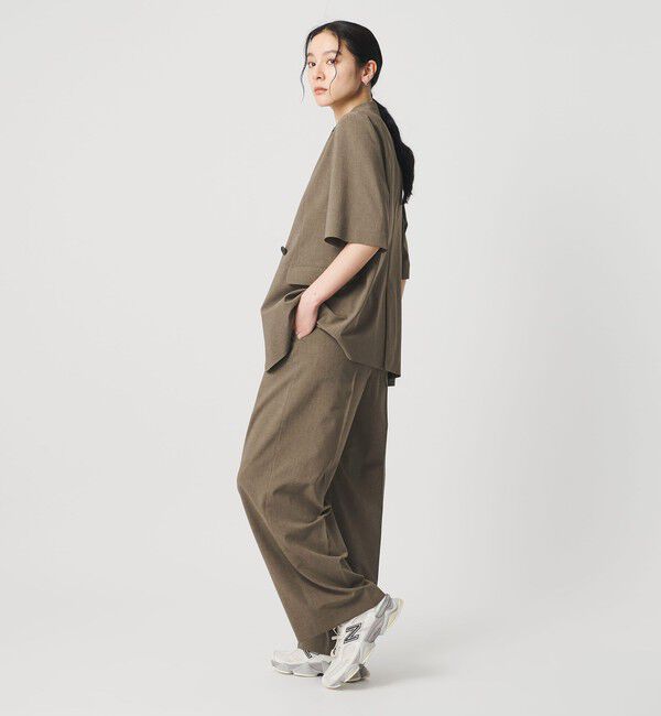 BEAUTY&YOUTH UNITED ARROWS「2タック ワイドパンツ 吸水速乾 防シワ ウォッシャブル」|その他|