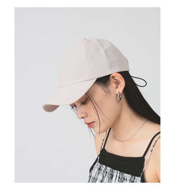 Ray BEAMS 「6パネル リネン キャップ」|キャップ・キャスケット|