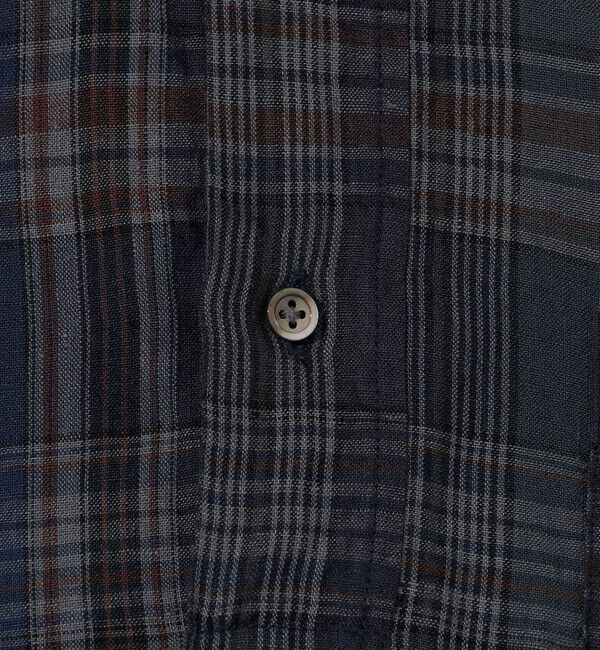 SHIPS「Southwick Gate Label: リネン ボタンダウン プルオーバーシャツ S/S」|シャツ・ブラウス|