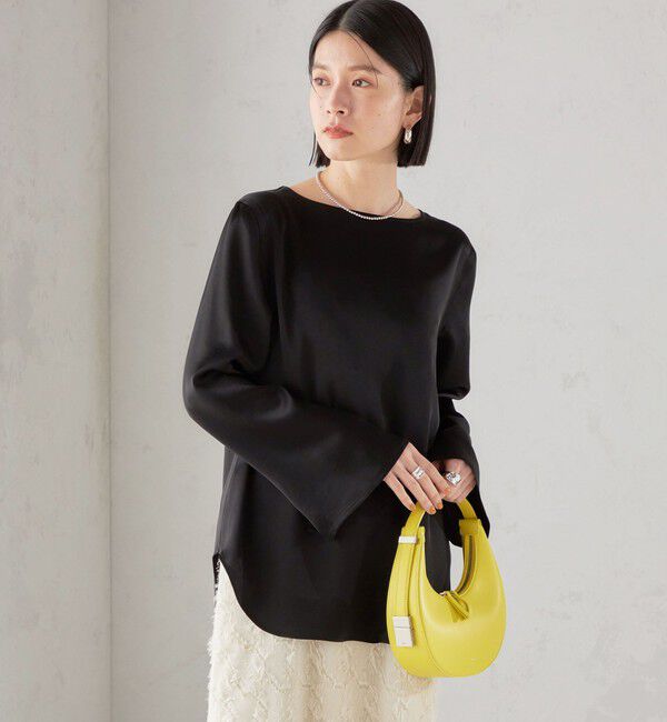 SHIPS for women「〈手洗い可能〉サテン ブラウス◇」|シャツ・ブラウス|