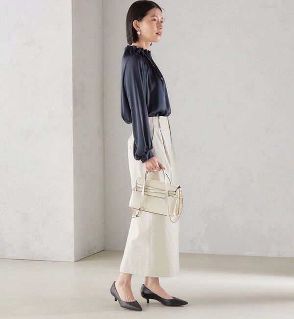 SHIPS for women「〈手洗い可能 / UVカット〉ドライ オックス タック タイト スカート ◇」|スカート|