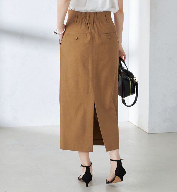 SHIPS for women「〈手洗い可能 / UVカット〉ドライ オックス タック タイト スカート ◇」|スカート|