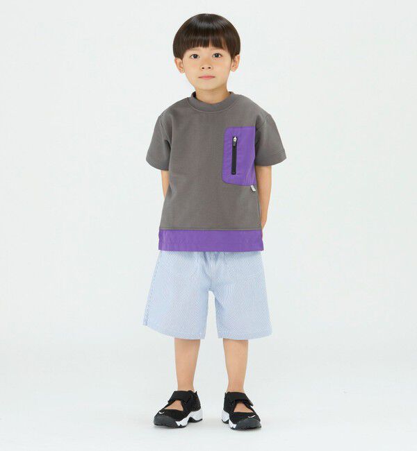 SHIPS Colors 「SHIPS Colors:コンビネーション ポケット TEE (80~130cm)」|Tシャツ・カットソー|