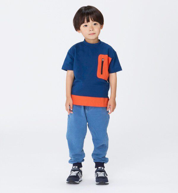 SHIPS Colors 「SHIPS Colors:コンビネーション ポケット TEE (80~130cm)」|Tシャツ・カットソー|