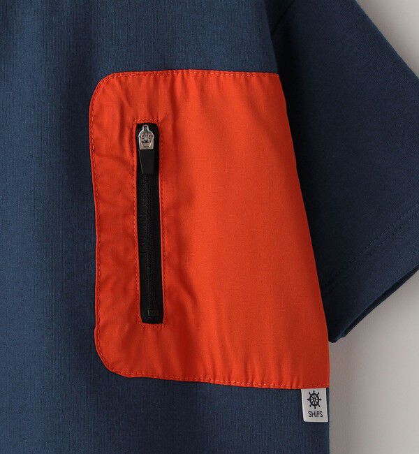 SHIPS Colors 「SHIPS Colors:コンビネーション ポケット TEE (80~130cm)」|Tシャツ・カットソー|