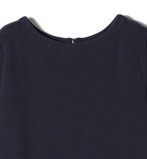 SHIPS for women「〈手洗い可能〉タフタ コンビ ニット パフスリーブ ワンピース」|ワンピース|