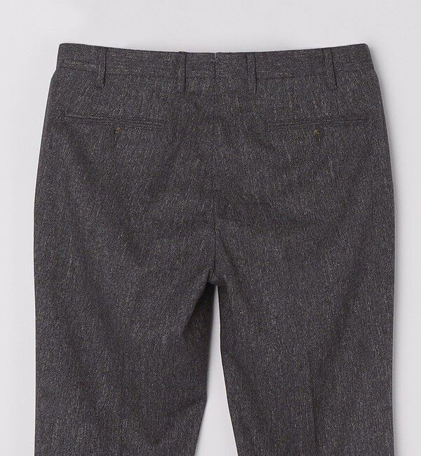 SHIPS「GERMANO: ウール コットン メランジ スラックス」|スラックス|