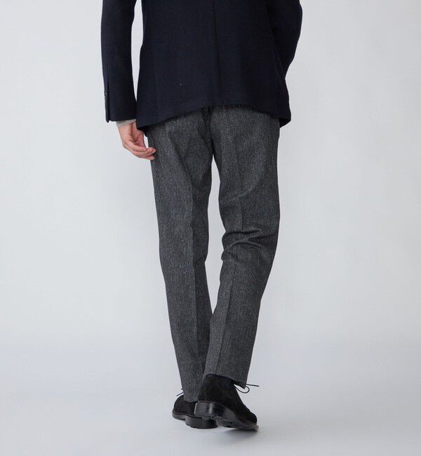 SHIPS「GERMANO: ウール コットン メランジ スラックス」|スラックス|