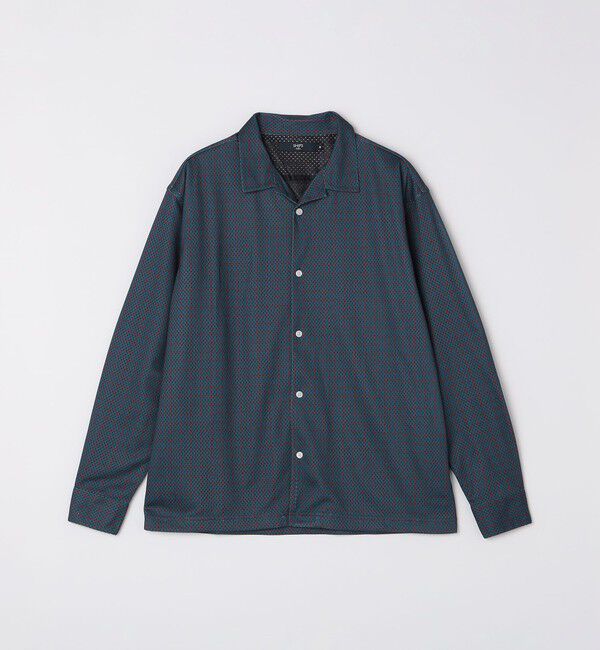 SHIPS Colors 「SHIPS Colors:〈洗濯機可能〉メッシュ プリント シャツ」|シャツ・ブラウス|