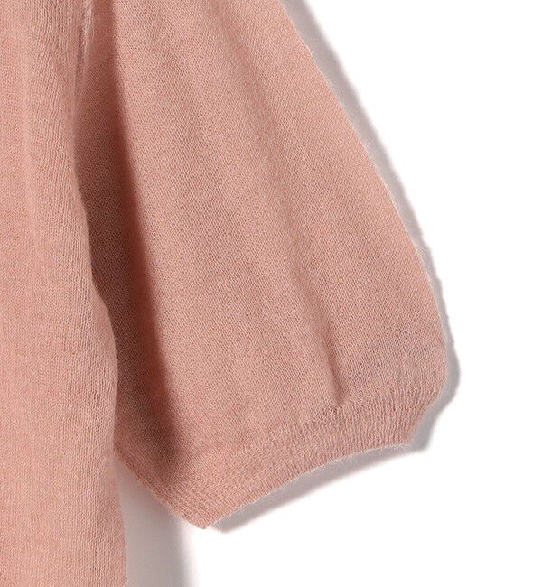 SHIPS for women「Wai＋:〈手洗い可能〉モヘヤブレンド 半袖 プルオーバー」|ニット・セーター|