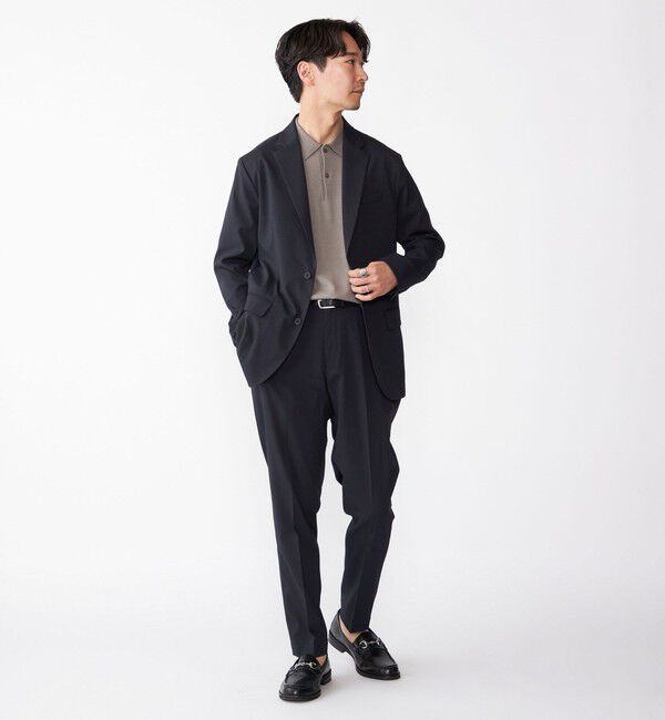 SHIPS「SHIPS:〈手洗い可能〉ニュー アクティブ セットアップ」|スーツ|ネイビー