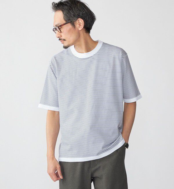 SHIPS「SHIPS:〈洗濯機可能〉18ゲージ ポリエステル ライト リラックス Tシャツ」|Tシャツ・カットソー|