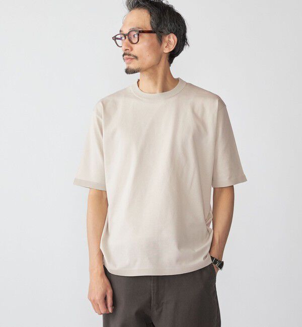 SHIPS「SHIPS:〈洗濯機可能〉18ゲージ ポリエステル ライト リラックス Tシャツ」|Tシャツ・カットソー|
