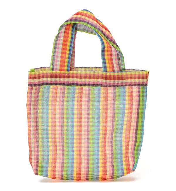 SHIPS KIDS「Diminutivo:メッシュ メルカード ストライプ ギンガム トートバッグ」|トートバッグ|