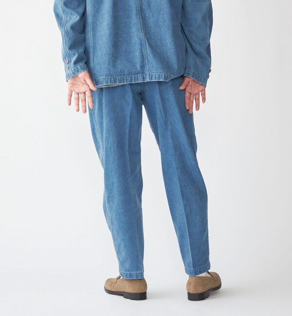 SHIPS「Southwick: Gate Label デニム イージー 1プリーツ パンツ」|デニム|