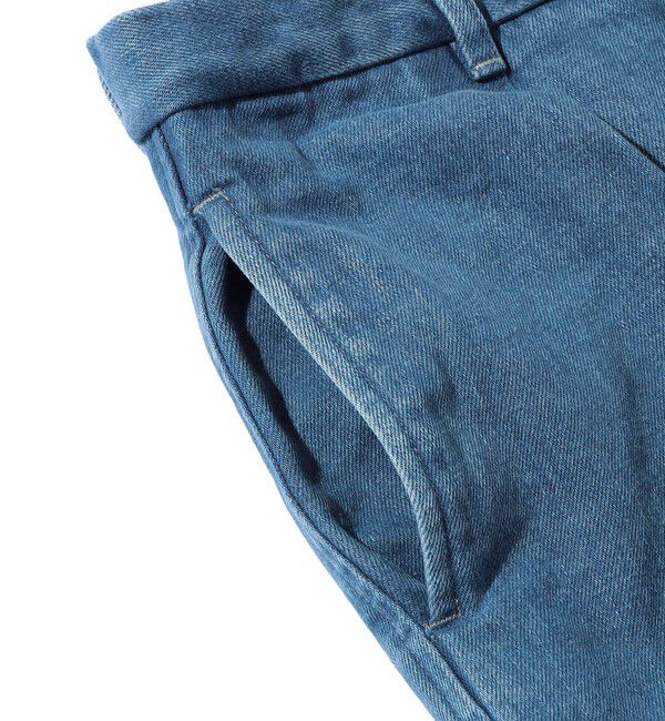 SHIPS「Southwick: Gate Label デニム イージー 1プリーツ パンツ」|デニム|