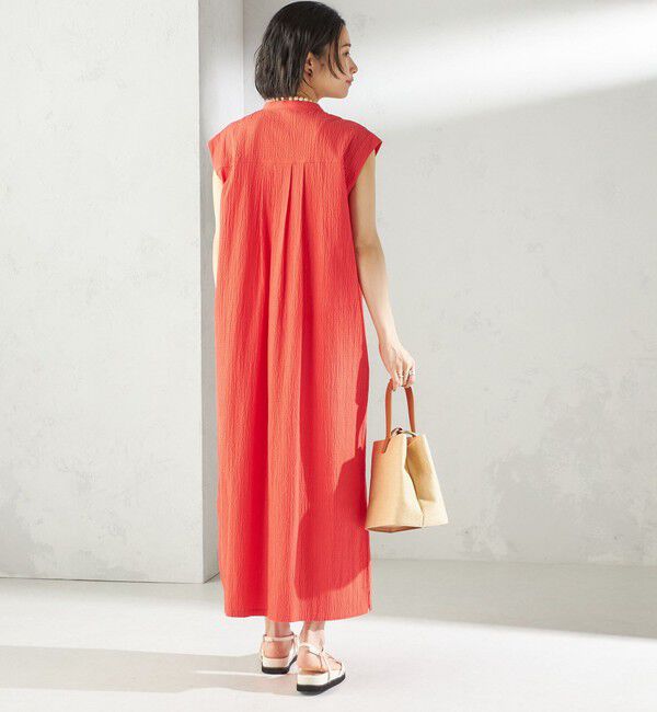 SHIPS for women「〈手洗い可能〉ACAR リップル タック ワンピース」|ワンピース|