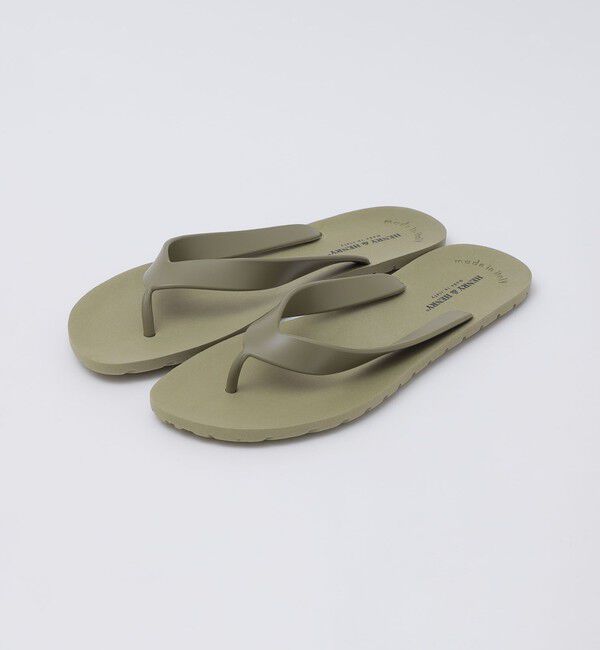 SHIPS Colors 「HENRY＆HENRY:フリッパー」|サンダル|オリーブ