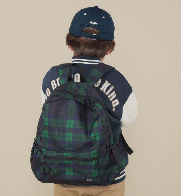 SHIPS KIDS「SHIPS KIDS:タータン チェック デイ パック M」|リュック|