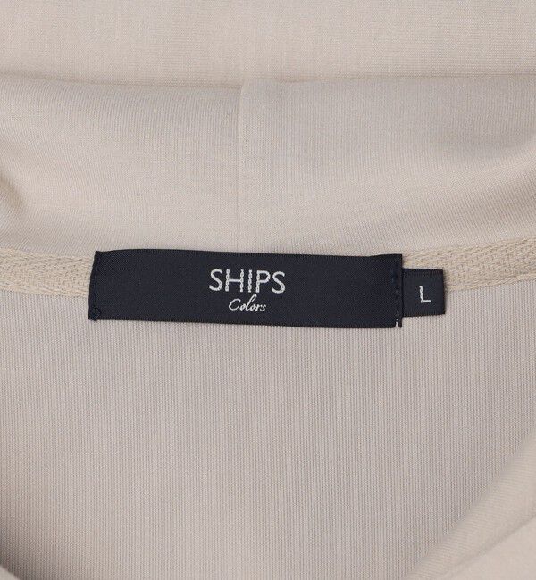 SHIPS Colors 「SHIPS Colors:〈洗濯機可能〉クリーミータッチ ジップ パーカー◇」|パーカー|
