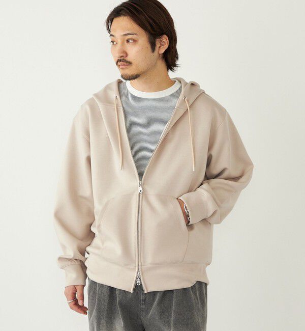 SHIPS Colors 「SHIPS Colors:〈洗濯機可能〉クリーミータッチ ジップ パーカー◇」|パーカー|オートミール