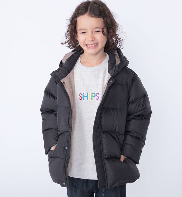 SHIPS KIDS「SHIPS KIDS:100～130cm /〈撥水/手洗い可能〉リサイクル ダウン ジャケット」|ダウン|