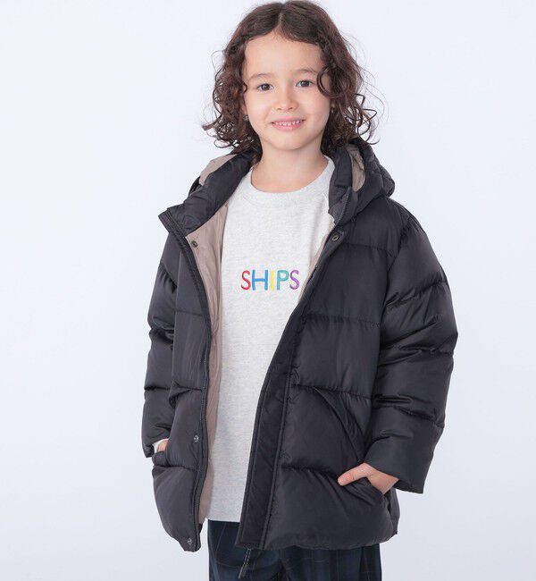 SHIPS KIDS「SHIPS KIDS:100～130cm /〈撥水/手洗い可能〉リサイクル ダウン ジャケット」|ダウン|