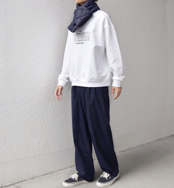 SHIPS any「TAION:〈手洗い可能〉ミリタリー キルティング リバーシブル ダウンマフラー」|マフラー|