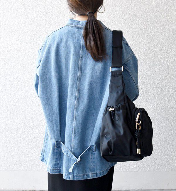 SHIPS any「SHIPS any:〈洗濯機可能〉ルーズ デニム カバーオール ジャケット［SHIPS any DENIM］」|デニムジャケット|