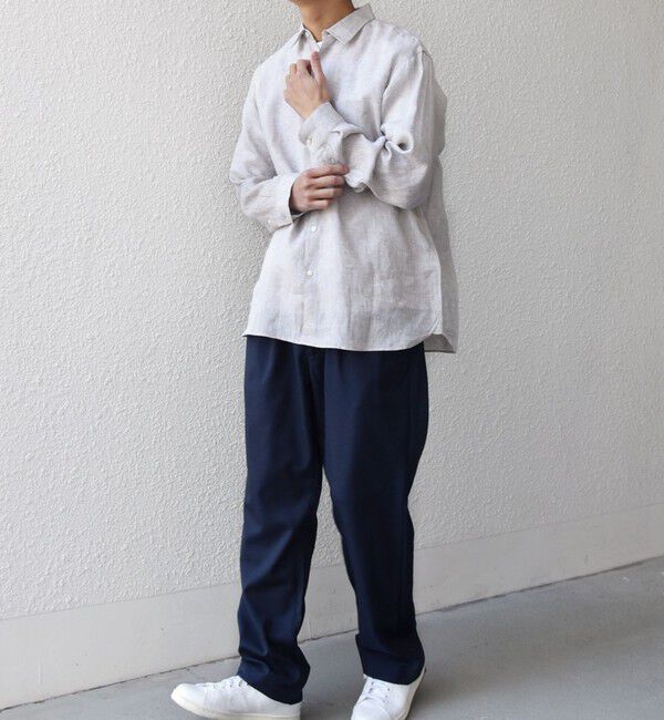 SHIPS any「SHIPS any:〈洗濯機可能〉ピュアリネン レギュラーカラー シャツ 26SS◇」|シャツ・ブラウス|