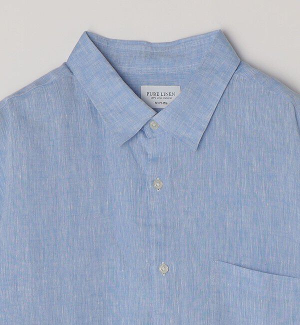 SHIPS any「SHIPS any:〈洗濯機可能〉ピュアリネン レギュラーカラー シャツ 26SS◇」|シャツ・ブラウス|