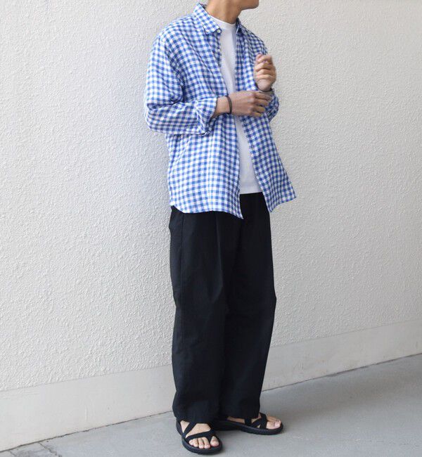 SHIPS any「SHIPS any:〈洗濯機可能〉ピュアリネン レギュラーカラー シャツ 26SS◇」|シャツ・ブラウス|