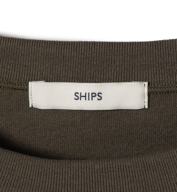 SHIPS for women「バスク ボーダー / 無地 5分袖 TEE」|Tシャツ・カットソー|