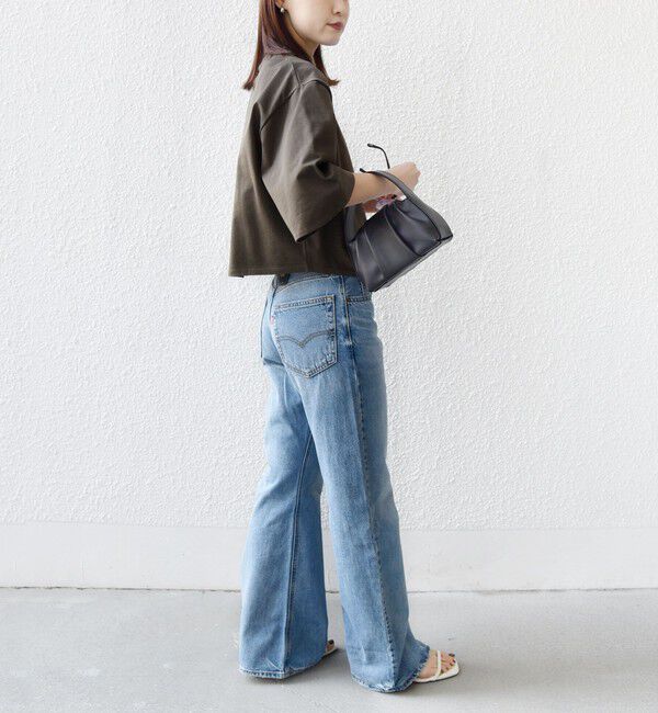 SHIPS for women「バスク ボーダー / 無地 5分袖 TEE」|Tシャツ・カットソー|