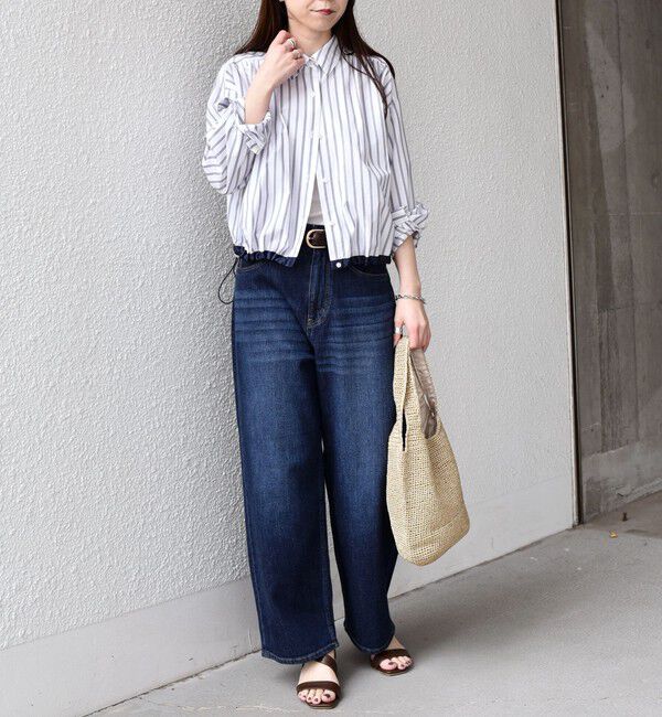 SHIPS Colors 「SHIPS Colors:〈洗濯機可能〉TC ストライプ シャツ ブルゾン2◇」|シャツ・ブラウス|