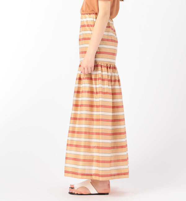 TOMORROWLAND BUYING WEAR「Rodebjer Amalthea コットンポリエステルタフタ ストライプロングスカート」|スカート|