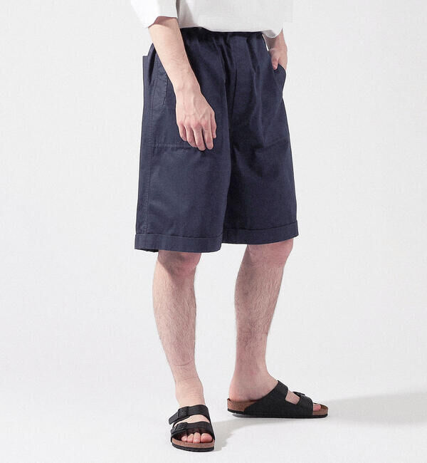 BLUE WORK「ブロークンツイル ワイドイージーショートパンツ」|その他|