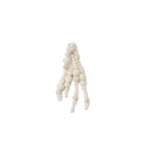 TOMORROWLAND GOODS「mussels and muscle LYZINIA 片耳ピアス」|ピアス|11 ホワイト