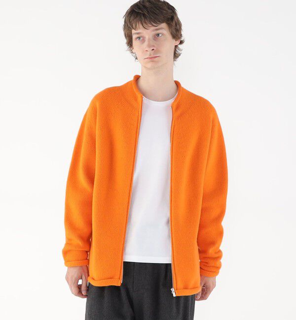 GALERIE VIE「スコットランドウール ジップアップカーディガン」|ニット・セーター|