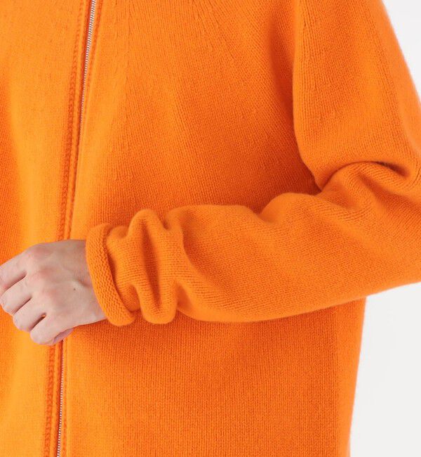 GALERIE VIE「スコットランドウール ジップアップカーディガン」|ニット・セーター|