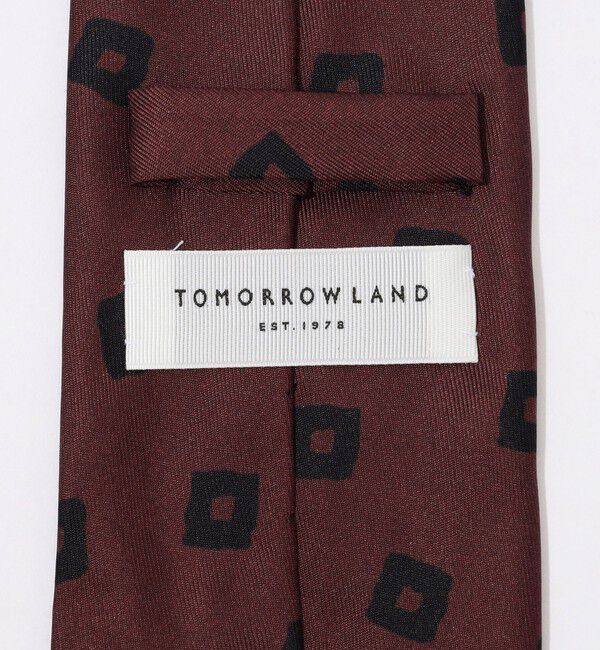 TOMORROWLAND GOODS「TOMORROWLAND シルクプリント 小紋柄ネクタイ」|ネクタイ・蝶ネクタイ|